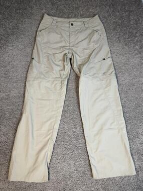 Cloudveil Cargo Pants Mens 34x32 Beige Convertible Quick Dry Lightweight Travel